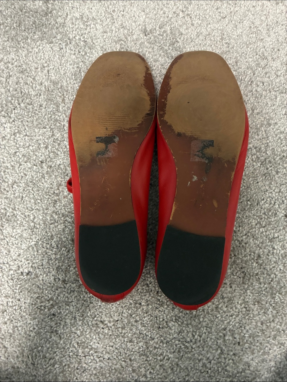 Madewell Great Red Mary Jane Ballet Flats - Picture 3 of 5